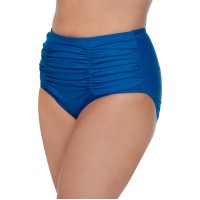 Raisins Curve Trendy Plus Size Costa Bikini Bottom,Cobalt Blue, 18W