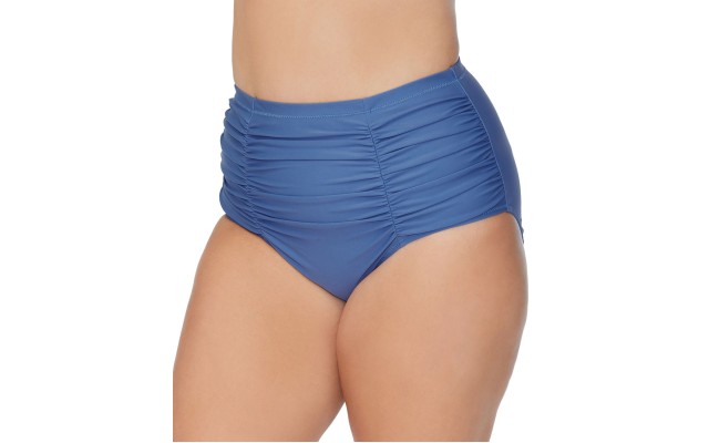  Curve Trendy Plus Size Costa Bikini Bottoms, Calm Sea, 20W