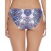  Juniors’ Golden Hour Printed Side-Tie Bikini Bottoms, Medium, Multicolor
