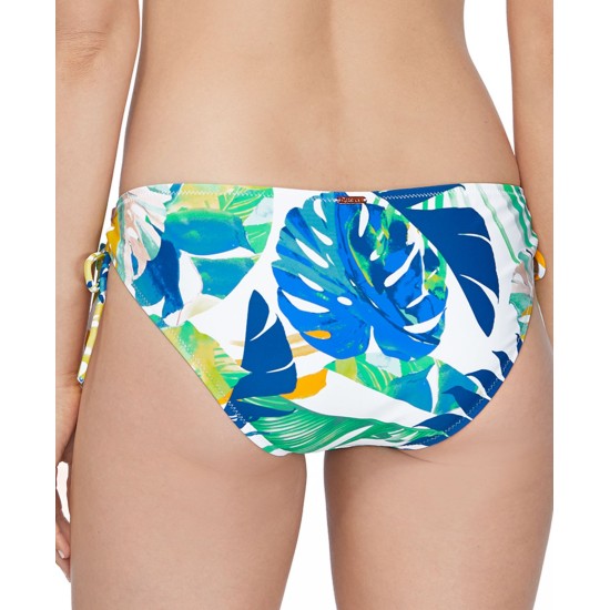  Juniors’ Palm Springs Printed Bikini Bottoms, X-Large, Multicolor