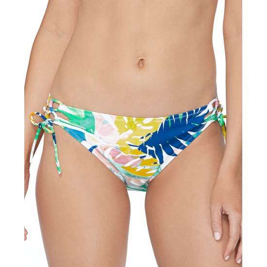  Juniors’ Palm Springs Printed Bikini Bottoms, X-Large, Multicolor
