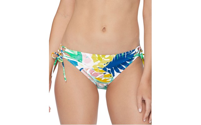  Juniors’ Palm Springs Printed Bikini Bottoms, X-Large, Multicolor