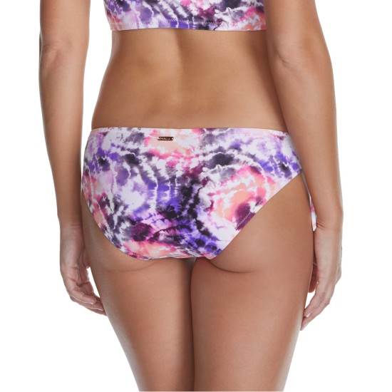  Juniors’ Torquay Printed Sweet Side-Tie Hipster Bikini Bottoms, X-Large, Multicolor