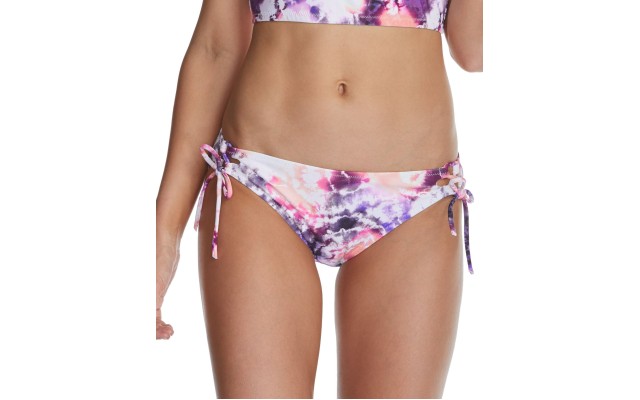  Juniors’ Torquay Printed Sweet Side-Tie Hipster Bikini Bottoms, X-Large, Multicolor