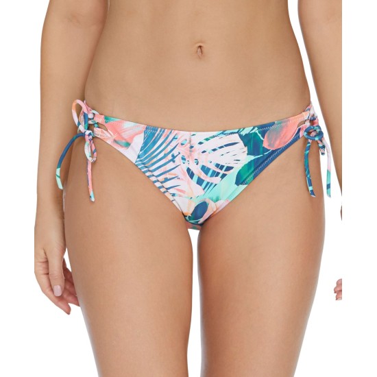  Juniors Vieques Sweet Side-Tie Bikini Bottoms, Medium, Multicolor