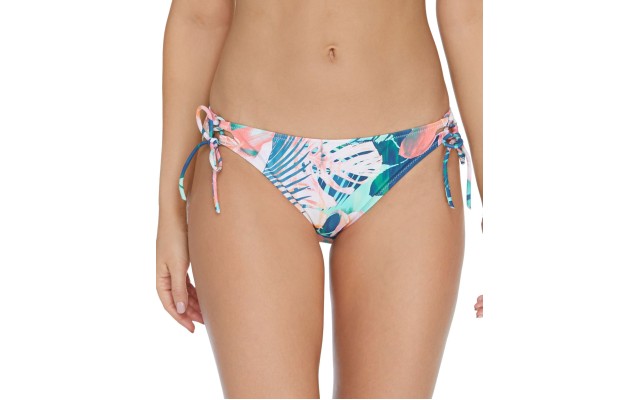  Juniors Vieques Sweet Side-Tie Bikini Bottoms, Medium, Multicolor