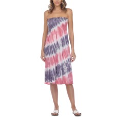 Raviya Tie-Dye Convertible Tube Dress Swim Cover-Up, X-Large, Light Purple