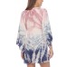 Tie-Dye Tunic Swim Cover-Up Women’s Swimsuit, Multi, Large