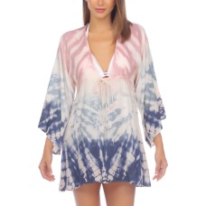 Raviya Tie-Dye Tunic Swim Cover-Up Women’s Swimsuit, Multi, Large