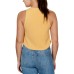  Juniors’ Peace Love Happiness Graphic-Print Tank Top, Yellow, Medium
