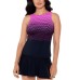  Endless Endurance High Neck Tankini Top, 14, Pink