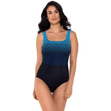 Reebok Endless Endurance One-Piece Swimsuit Women’s Swimsuit, Navy, 10