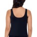 Glowing Strong Tankini Top Women’s Swimsuit, Blue, 18