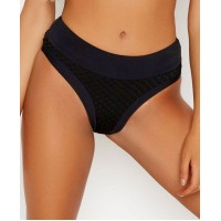 Ris-k Desert Bikini Bottom Women’s Swimsuit, Black, Small