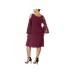 R&M Richards Womens Plus Cold Shoulder Lace Party Dress, Red 22W