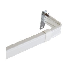 Rod Desyne Lockseam 2″ Clearance Curtain Rod 66-120″, Silver