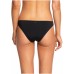  Junior’s Beach Classics Moderate Bikini Bottom, Black,X-Small