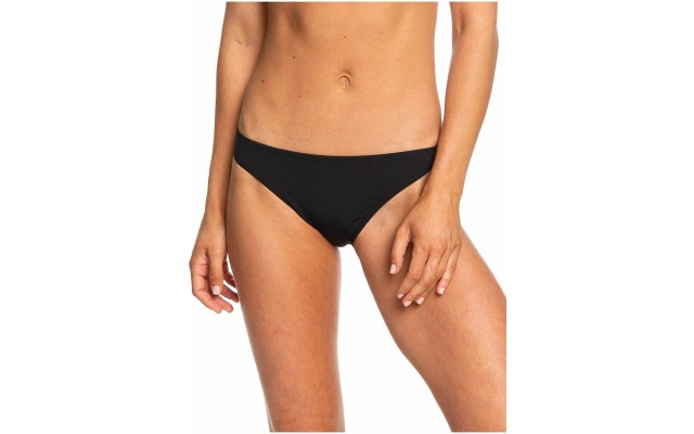  Junior’s Beach Classics Moderate Bikini Bottom, Black,X-Small