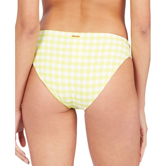  Printed Beautiful Sun Bikini Bottoms, Small, Yellow