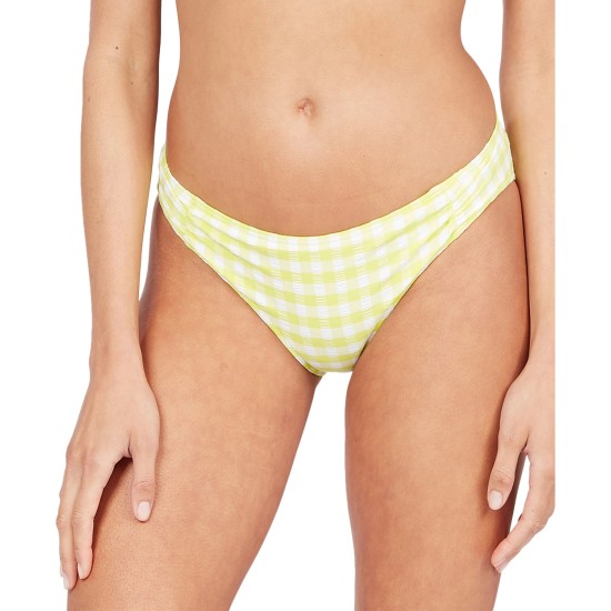  Printed Beautiful Sun Bikini Bottoms Women’s Swimsuit, Limeade, Large