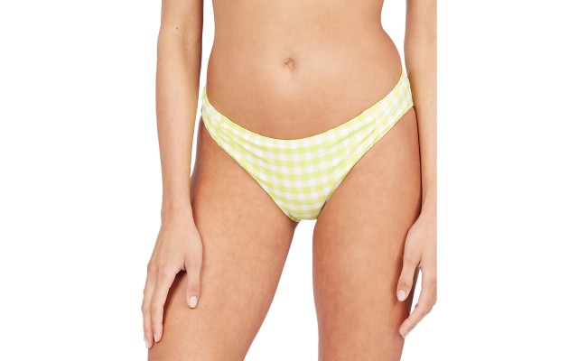  Printed Beautiful Sun Bikini Bottoms Women’s Swimsuit, Limeade, Large
