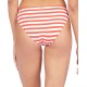  Striped Hello July Full-Coverage Bottoms, Large, Red/White