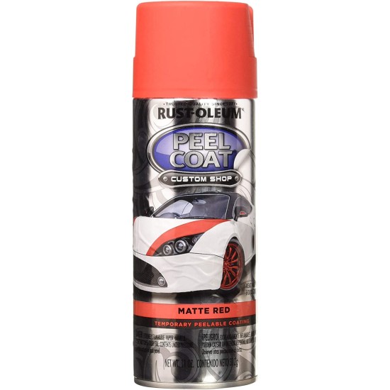  Peelable Rubber Coating Matte Red – 11 Oz