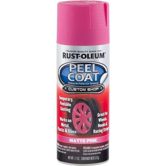  Pink Automotive Peel Coat Spray – 11 oz.