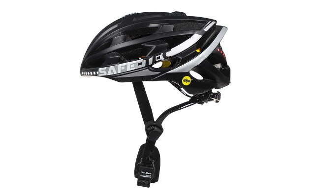  Smart Helmet with Mips, Black, Large