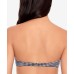  Gingham Bikini Top, Large, Black/White