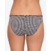  Gingham Ruffled Hipster Bikini Bottoms, X-Large, Black