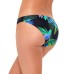  Juniors’ Printed Hipster Bikini Bottoms, X-Small, Black