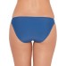  Juniors’ Solid Banded Hipster Bikini Bottom, Slate, X-Large