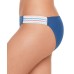  Juniors’ Solid Banded Hipster Bikini Bottom, Slate, X-Large