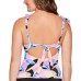  Juniors’ Kaleidoscope Push-Up Tankini Top, MULTI/COLOR, Large