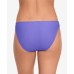  Preppy Rib Hipster Bikini Bottoms, Small, Lavender