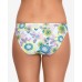  Printed Cut-Out Hipster Bikini Bottoms, Blue, Large