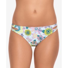 Salt + Cove Printed Cut-Out Hipster Bikini Bottoms, Medium, Multicolor
