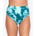  Sea Foam High-Waist Bikini Bottoms, Small, Turquaz