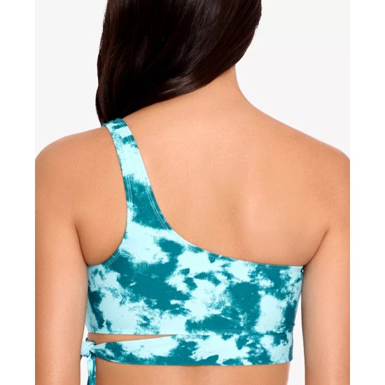  Sea Foam One-Shoulder Bikini Top, X Small,  Turquaz
