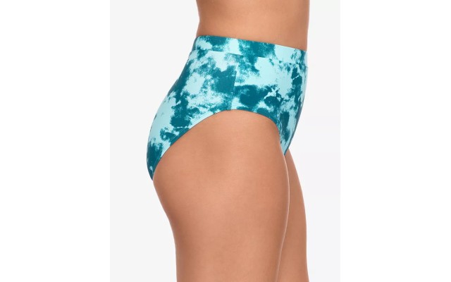  Sea Foam High-Waist Bikini Bottoms, Small, Turquaz
