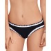  Stitched Colorblocked Bikini Bottom, Black, X-Large