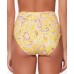  Divas in the Detail High-Rise Bottoms Women’s Swimsuit,Yellow,Medium
