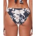  Night in the Jungle Cinch Back Hipster Bikini Bottoms, Black, XS