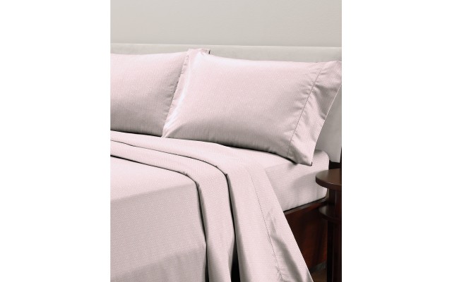  Sander Home Fashion 3 Piece Printed Microfiber Sheet Sets, Pink, Twin XL