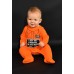  Unisex Inside Footie – Baby (Orange, 9 Months)