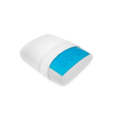 SensorPEDIC Gel-Overlay Memory Foam Comfort Bed Pillow, White