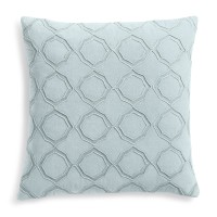 Sky Quatrefoil Decorative Pillow, Blue, 20 x 20