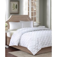 Sleep Philosophy WonderWool Quilted Down-Alternative King Blanket, White