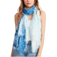 Steve Madden Two-Tone Tie-Dyed Scarf, Blue